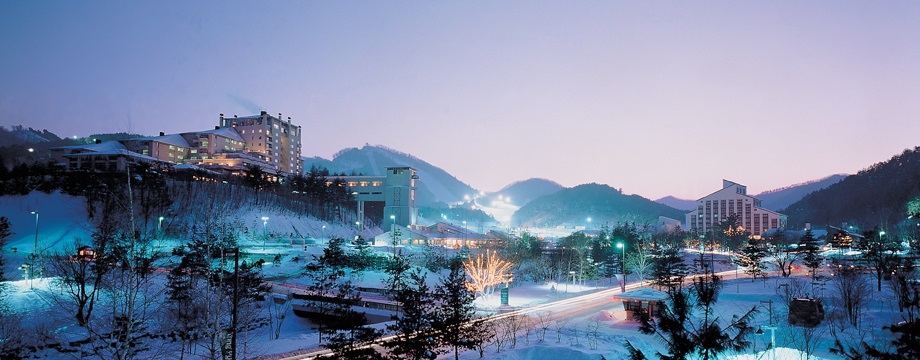 Yongpyong Resort là địa điểm trượt tuyết khá nổi tiếng