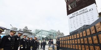 Lễ tưởng niệm 14 năm vụ tuần dương hạm Cheonan bị Bắc Triều Tiên bắn chìm